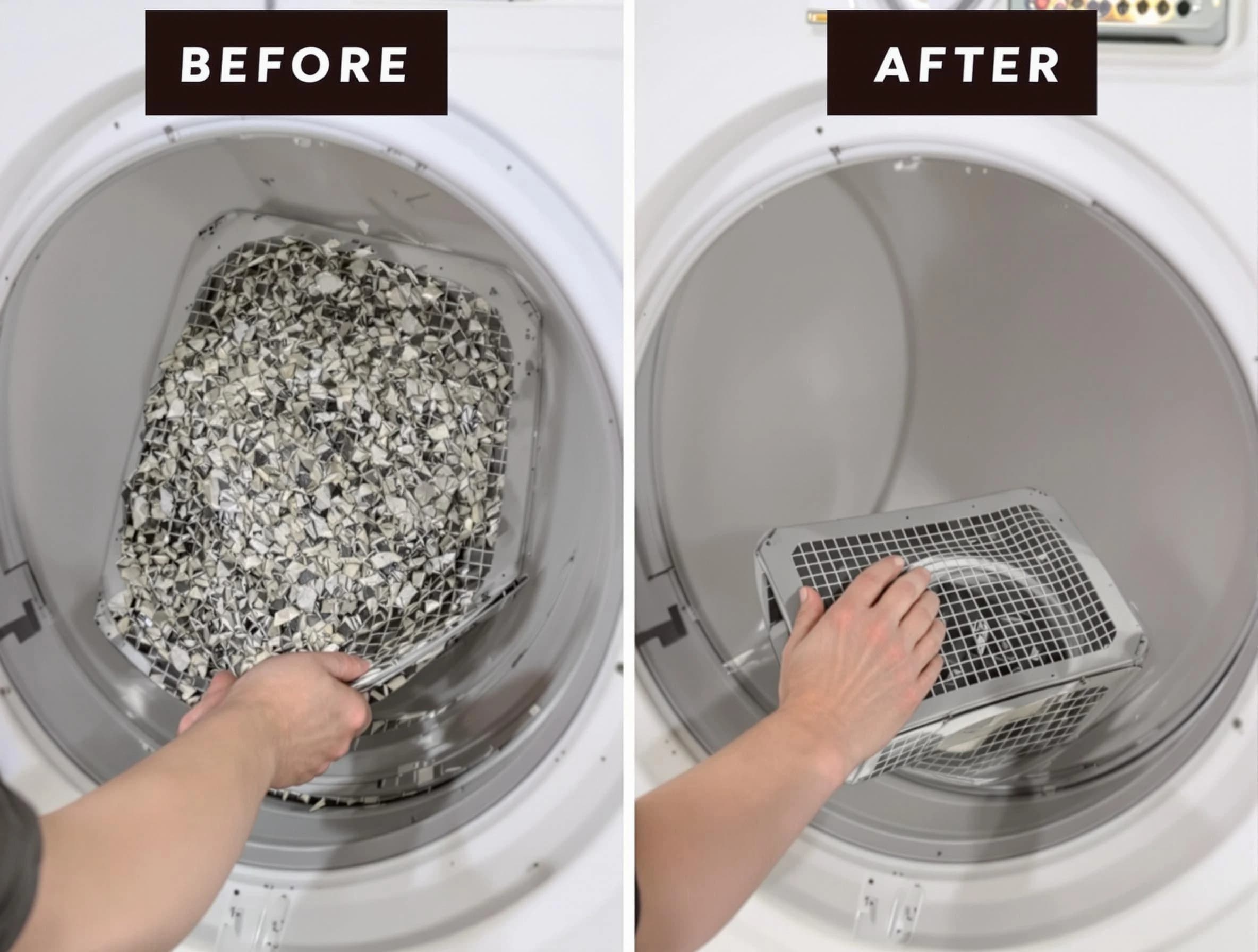 Professional lint trap cleaning by Lawrenceville Dryer Vent Cleaning in Lawrenceville