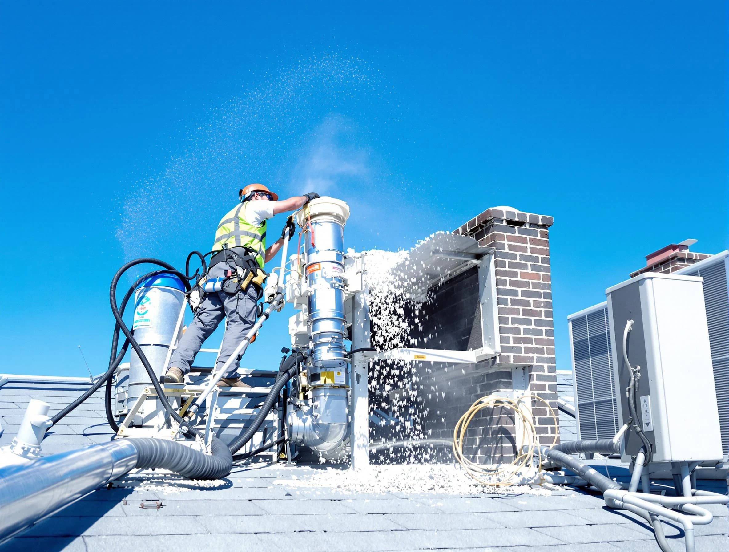 Expert roof dryer vent cleaning by Lawrenceville Dryer Vent Cleaning in Lawrenceville